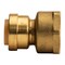 Quickfitting 1/2in Push-to-Connect x 3/4in FNPT Brass Water Heaterinstallation Kit Fitting LF7128KR - alternate 2
